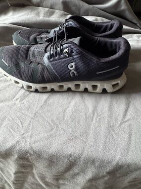 On Running Athletic Shoes - Black and White